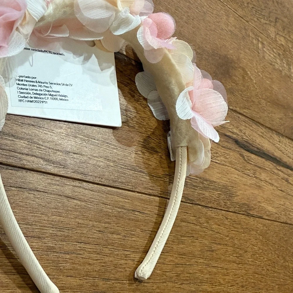 H&M Girls Flowered Headband - NWT